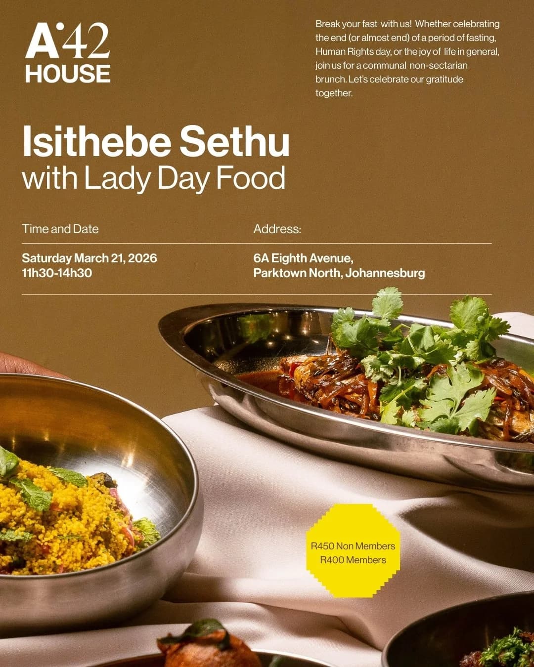 Isithebe Sethu with Lady Day Food